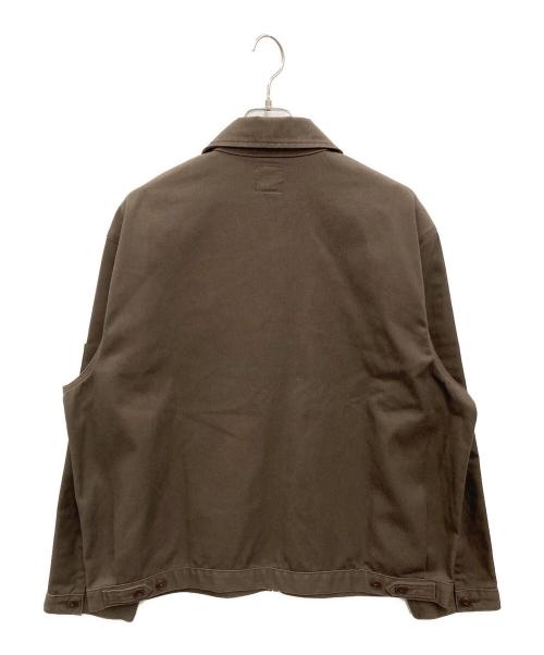 Dickies（ディッキーズ）Dickies (ディッキーズ) Supreme (シュプリーム) Stripe Eisenhower Jacket ブラウン サイズ:XLの古着・服飾アイテム