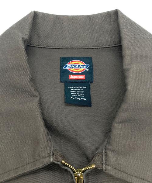 Dickies（ディッキーズ）Dickies (ディッキーズ) Supreme (シュプリーム) Stripe Eisenhower Jacket ブラウン サイズ:XLの古着・服飾アイテム