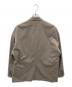 MAISON SPECIAL (メゾンスペシャル) Wool Mix Smooth Prime-Over Peaked Lapel Double Tailored Jacket グレー：9000円