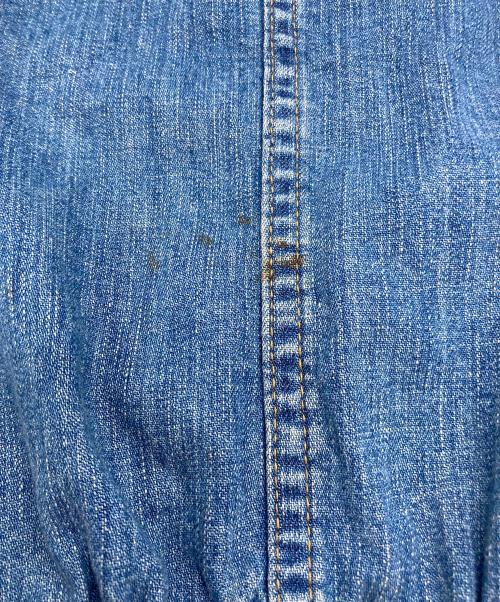 Hysteric Glamour（ヒステリックグラマー）Hysteric Glamour (ヒステリックグラマー) SPEAK NO EVIL刺繍 プルオーバーデニムシャツ インディゴ サイズ:FREEの古着・服飾アイテム
