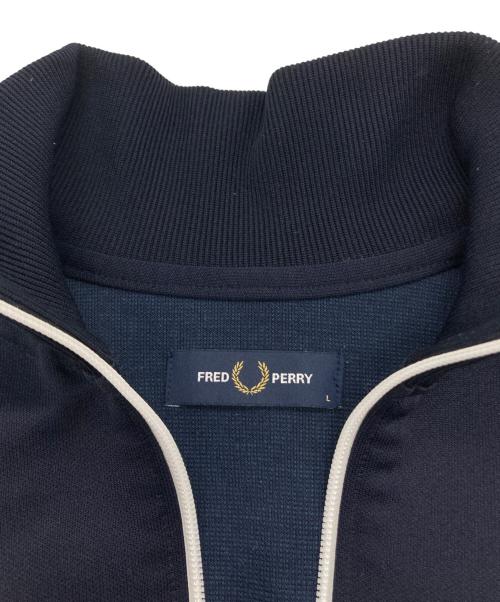 FRED PERRY（フレッドペリー）FRED PERRY (フレッドペリー) ハーフジップスウェット ネイビー サイズ:Lの古着・服飾アイテム