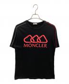 MONCLERモンクレール）の古着「ラバープリントTシャツ」｜ブラック