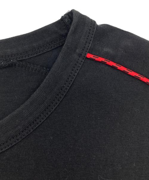 MONCLER（モンクレール）MONCLER (モンクレール) ラバープリントTシャツ ブラック サイズ:Sの古着・服飾アイテム