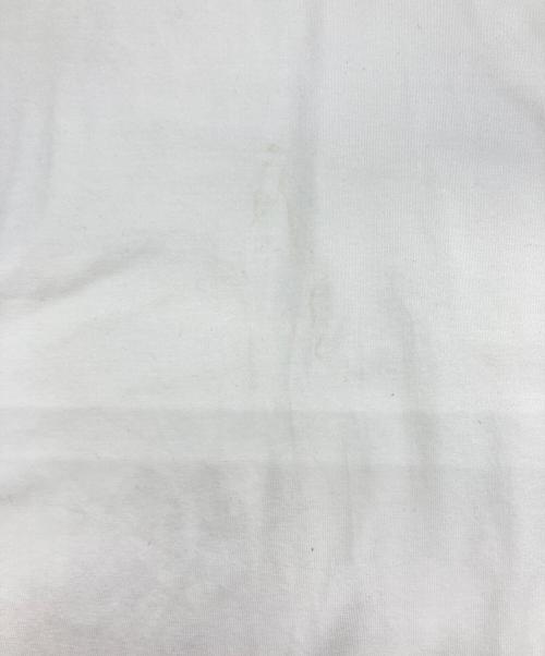 MONCLER（モンクレール）MONCLER (モンクレール) ジャガードブランドロゴリブデザインTシャツ ホワイト サイズ:Mの古着・服飾アイテム