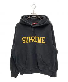 SUPREME（シュプリーム）の古着「Varsity Hooted SweatShirt」｜ブラック