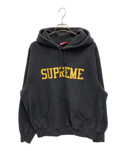 SUPREME（シュプリーム）SUPREME (シュプリーム) Varsity Hooted SweatShirt ブラック サイズ:Lの古着・服飾アイテム