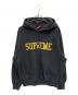 SUPREME（シュプリーム）の古着「Varsity Hooted SweatShirt」｜ブラック