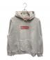 Supreme（シュプリーム）の古着「Inside Out Box Logo Hoodie」｜グレー