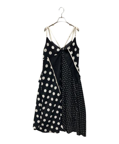AULA AILA（アウラアイラ）AULA AILA (アウラアイラ) COMBINATION CAMI DRESS ホワイト×ブラック 未使用品の古着・服飾アイテム
