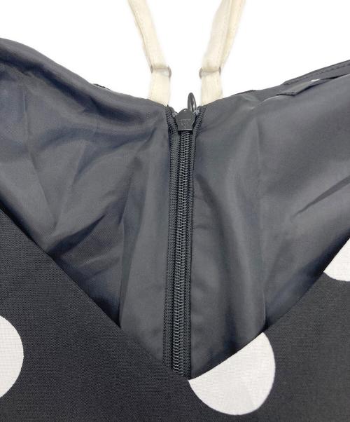 AULA AILA（アウラアイラ）AULA AILA (アウラアイラ) COMBINATION CAMI DRESS ホワイト×ブラック 未使用品の古着・服飾アイテム