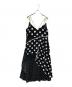 AULA AILA（アウラアイラ）の古着「COMBINATION CAMI DRESS」｜ホワイト×ブラック