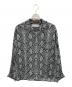 WACKO MARIA（ワコマリア）の古着「PYTHON OPEN COLLAR SHIRT」｜ブラック