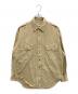 H BEAUTY&YOUTH（エイチ ビューティー&ユース）の古着「EPAULETTE LONG SHIRT」｜ベージュ