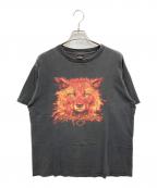 HARLEY-DAVIDSONハーレーダビッドソン）の古着「【古着】狼 イーグル プリント Tシャツ」｜ブラック