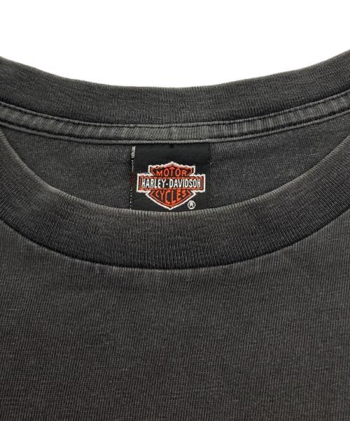 HARLEY-DAVIDSON（ハーレーダビッドソン）HARLEY-DAVIDSON (ハーレーダビッドソン) 【古着】狼 イーグル プリント Tシャツ ブラック サイズ:XLの古着・服飾アイテム