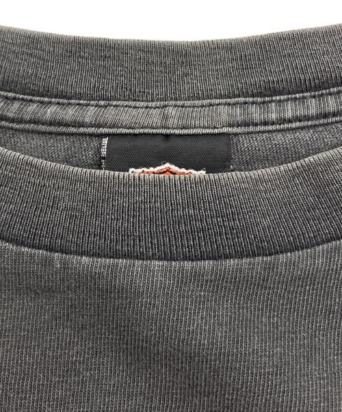 HARLEY-DAVIDSON（ハーレーダビッドソン）HARLEY-DAVIDSON (ハーレーダビッドソン) 【古着】狼 イーグル プリント Tシャツ ブラック サイズ:XLの古着・服飾アイテム