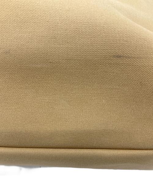 Felisi（フェリージ）Felisi (フェリージ) キャンバス レザートートバッグ ベージュの古着・服飾アイテム