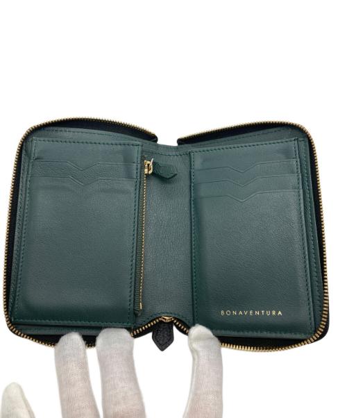 bonaventura（ボナベンチュラ）bonaventura (ボナベンチュラ) Medium Wallet ブラックの古着・服飾アイテム