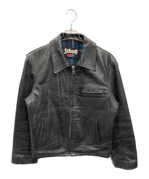 Schott（ショット）Schott (ショット) 【古着】シングルライダースジャケット ブラック サイズ:38の古着・服飾アイテム