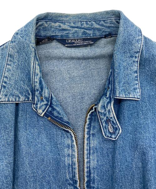 POLO RALPH LAUREN（ポロ・ラルフローレン）POLO RALPH LAUREN (ポロ・ラルフローレン) デニムスイングトップ インディゴ サイズ:Lの古着・服飾アイテム