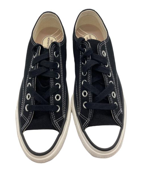 CONVERSE ADDICT（コンバース アディクト）CONVERSE ADDICT (コンバース アディクト) GOD SELECTION XXX (ゴッド セレクション トリプルエックス) CHUCK TAYLOR CANVAS TX OX ブラック サイズ:25㎝の古着・服飾アイテム