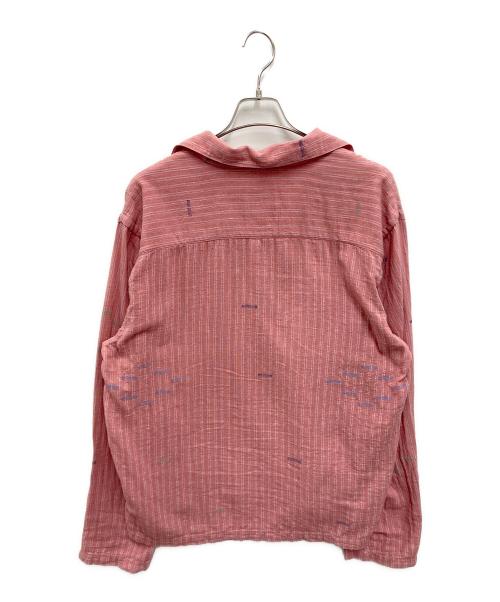 KARDO（カルド）KARDO (カルド) スキッパーカラー 長袖シャツ レッド サイズ:Mの古着・服飾アイテム