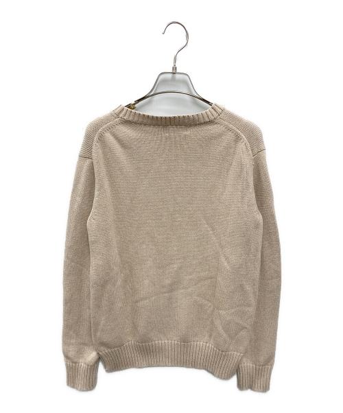 POLO RALPH LAUREN（ポロ・ラルフローレン）POLO RALPH LAUREN (ポロ・ラルフローレン) ポロベアハスキーロゴニット ベージュ サイズ:Lの古着・服飾アイテム