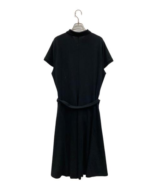 POLO RALPH LAUREN（ポロ・ラルフローレン）POLO RALPH LAUREN (ポロ・ラルフローレン) SS BELTED DR-SHORT SLEEVE-DAY DRESS ブラック サイズ:XLの古着・服飾アイテム