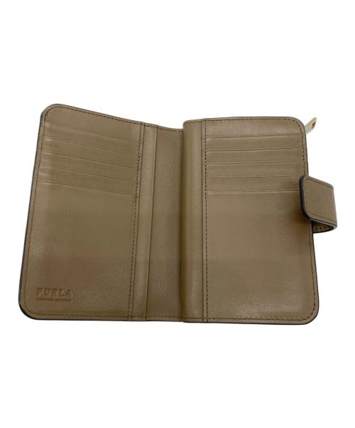 FURLA（フルラ）FURLA (フルラ) CLASSIC COMPACT WALLET ブラウンの古着・服飾アイテム