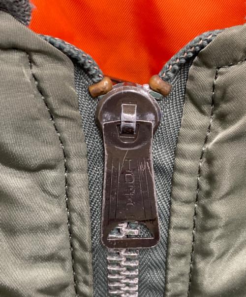 ALPHA（アルファ）ALPHA (アルファ) 【古着】MA-1 フライトジャケット オリーブ サイズ:Sの古着・服飾アイテム