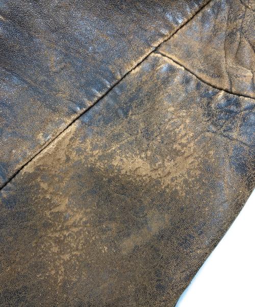 HARLEY-DAVIDSON（ハーレーダビッドソン）HARLEY-DAVIDSON (ハーレーダビッドソン) A-2 ラムレザー ジャケット ブラウン サイズ:SIZE 44の古着・服飾アイテム