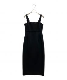 CARLA（カーラ）の古着「Lady scallop dress」｜ブラック