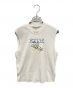 KITHキス）の古着「Mulberry Kith Lemon Muscle TanK」｜ホワイト