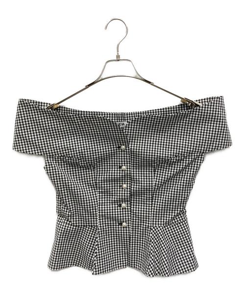 batsheva（バットシェバ）batsheva (バットシェバ) ロメオ オフショルダー ブラウス ブラック サイズ:2の古着・服飾アイテム