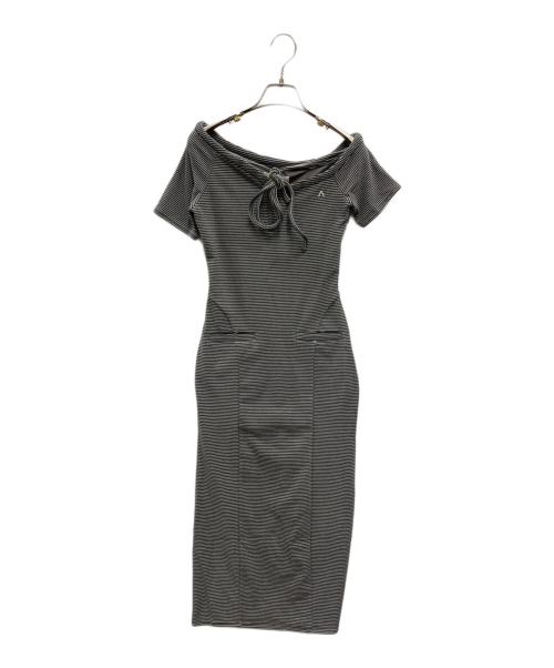 ANDMARY（アンドマリー）ANDMARY (アンドマリー) Sunny ribbon long dress ブラック サイズ:FREE 未使用品の古着・服飾アイテム