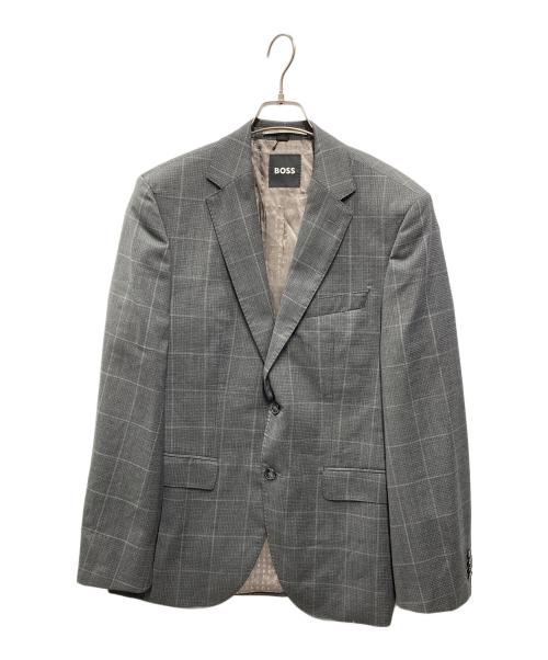 BOSS（ボス）BOSS (ボス) ウールセットアップスーツ グレー サイズ:SIZE 48の古着・服飾アイテム