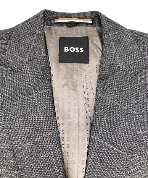 BOSS（ボス）BOSS (ボス) ウールセットアップスーツ グレー サイズ:SIZE 48の古着・服飾アイテム