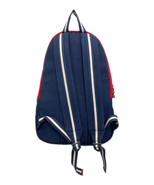 POLO RALPH LAUREN（ポロ・ラルフローレン）POLO RALPH LAUREN (ポロ・ラルフローレン) バックパック ネイビー×レッドの古着・服飾アイテム