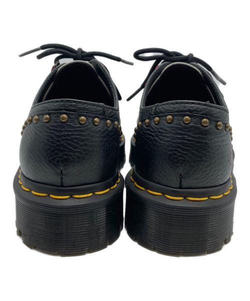Dr.Martens（ドクターマーチン）Dr.Martens (ドクターマーチン) スタッズ刺繍3ホールシューズ ブラック サイズ:UK4の古着・服飾アイテム