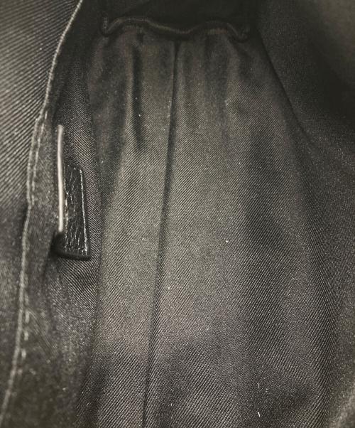 BEARDSLEY（ビアズリー）BEARDSLEY (ビアズリー) レザーボディバッグ ブラックの古着・服飾アイテム