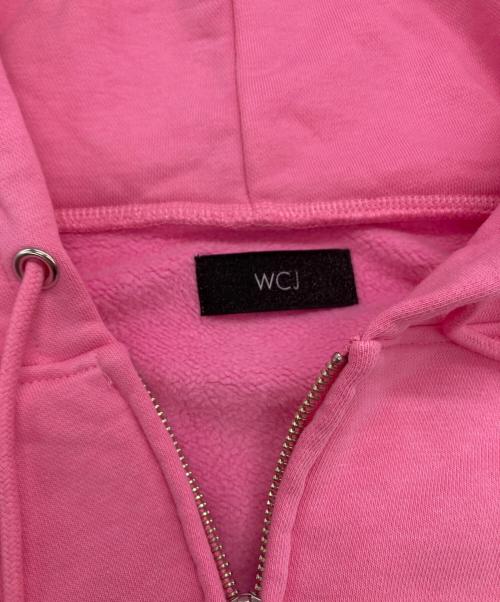 WCJ（ダブルシージェイ）WCJ (ダブルシージェイ) Disney (ディズニ―) EMBROIDERY ZIP HOODIE ピンク サイズ:FREEの古着・服飾アイテム