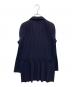 ISSEY MIYAKE (イッセイミヤケ) プリーツシャツ ネイビー サイズ:2：20000円