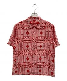 SUPREME（シュプリーム）の古着「Tray Jacquard S/S Shirt」｜レッド