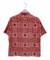 Supreme (シュプリーム) Tray Jacquard S/S Shirt レッド サイズ:M：18000円