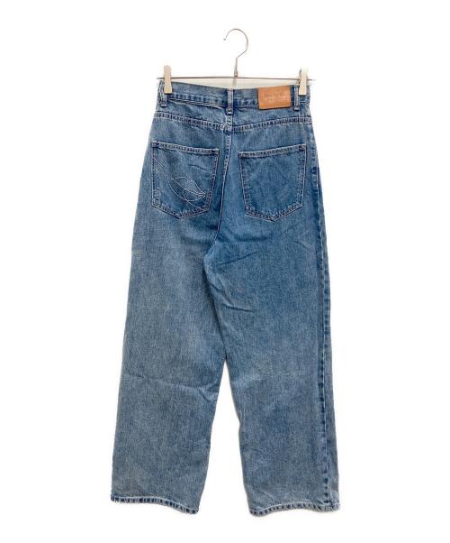 HER LIP TO（ハーリップトゥ）HER LIP TO (ハーリップトゥ) Milano Wide-Straight Jeans インディゴ サイズ:W25の古着・服飾アイテム
