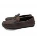 TOD'S (トッズ) レザードライビングシューズ ブラウン サイズ:SIZE 7 1/2：20000円