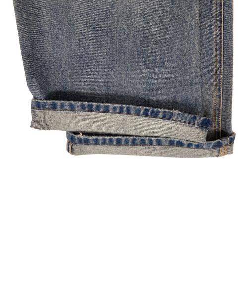 MENES（メネス）Menes (メネス) Sashiko Repaired Bootcut Jeans インディゴ サイズ:Sの古着・服飾アイテム