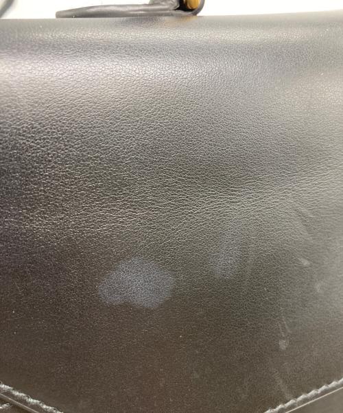 POLO RALPH LAUREN（ポロ・ラルフローレン）POLO RALPH LAUREN (ポロ・ラルフローレン) Polo ID レザー サッチェル ブラックの古着・服飾アイテム