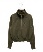 foufouフーフー）の古着「track candy high neck jacket」｜カーキ