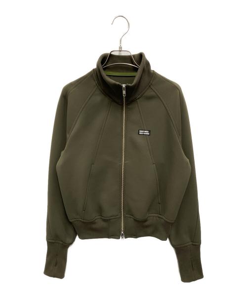 foufou（フーフー）foufou (フーフー) track candy high neck jacket カーキの古着・服飾アイテム